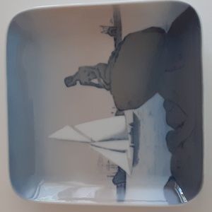 The Little Mermaid Denmark Den Lille Havfrue B&G Trinket Dish Wall Decor Vtg